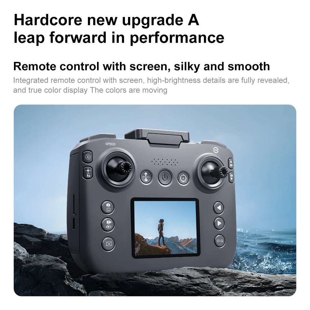 Mini dron profesional Lenovo V666 4K con doble cámara 8K, evitación inteligente de obstáculos, cuadricóptero sin escobillas, juguete RC para niños