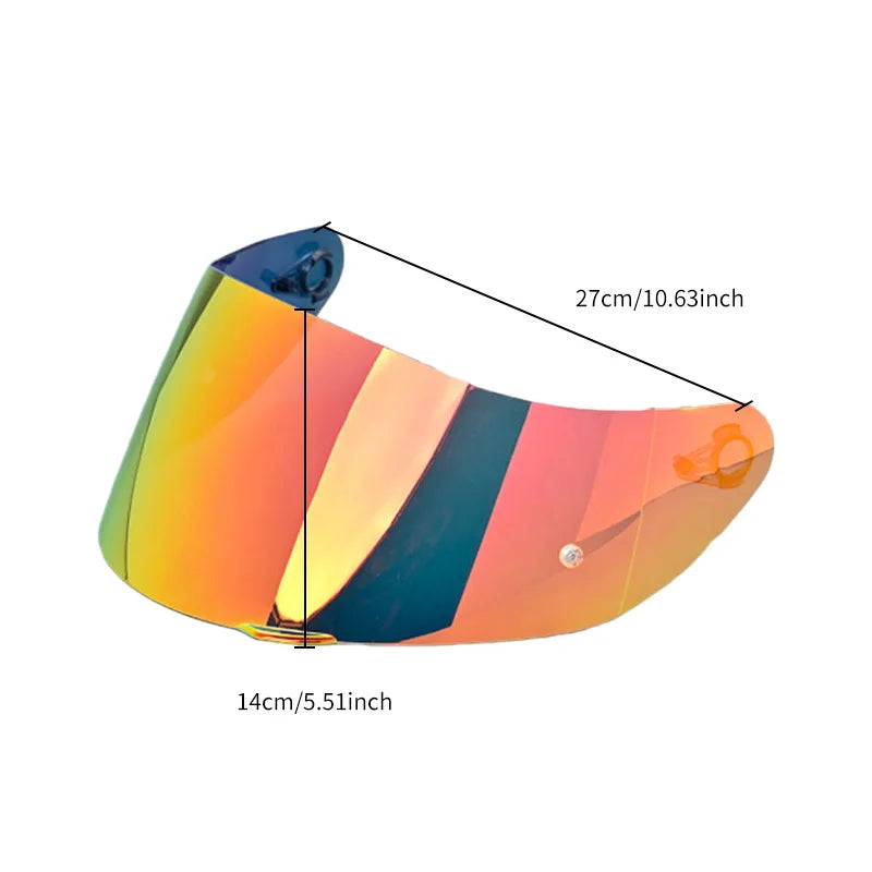 Visière Bouclier Casque Moto Intégral — Remplacement Universel Lentille