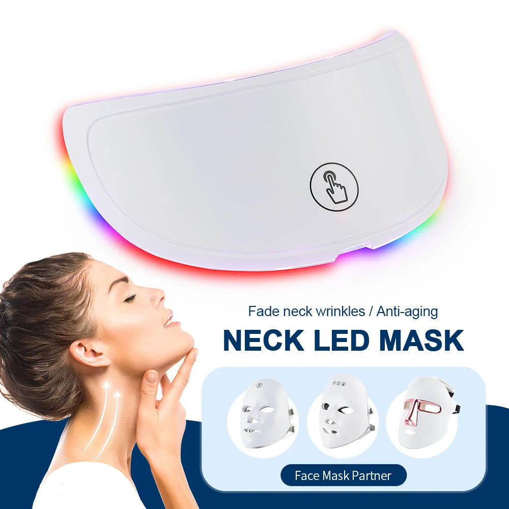 Machine de Beauté Visage Sans Fil — Masque Photons 7 Couleurs LED Raffermissement