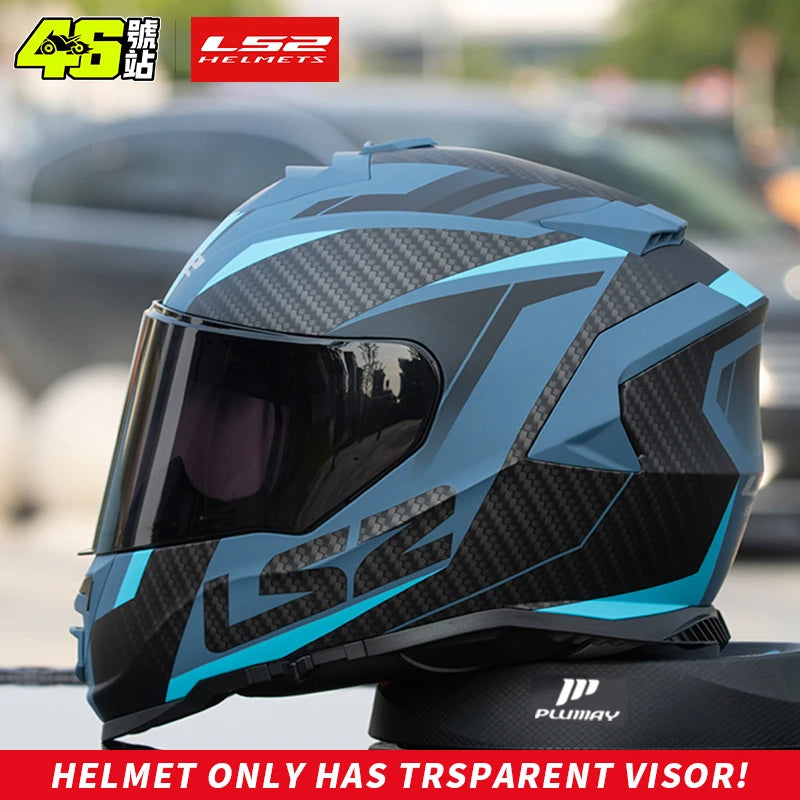Casco de motocicleta integral LS2 STORM ff800, certificación ECE