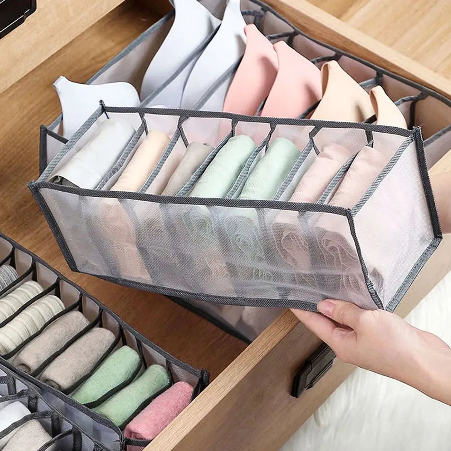 Jeans organization storage box, closet organizer, clothes organization system, drawer organizers, pants storage cabinet