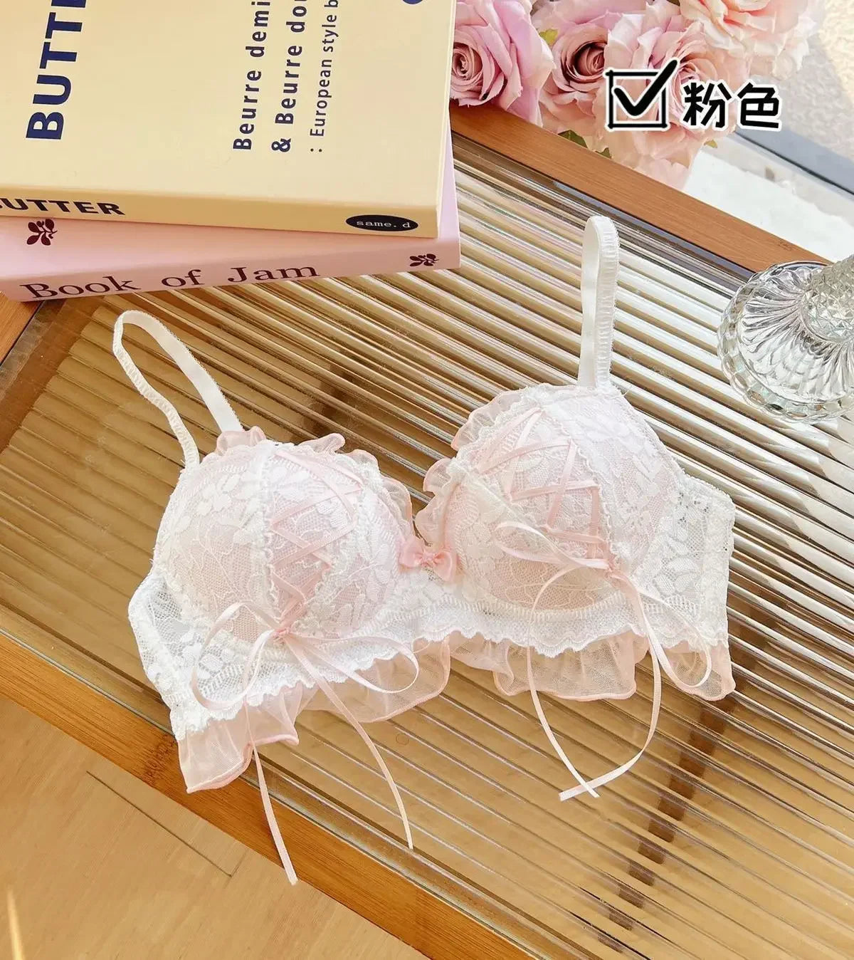 Soutien-gorge Push-Up Lolita Dentelle — Style Japonais Princesse