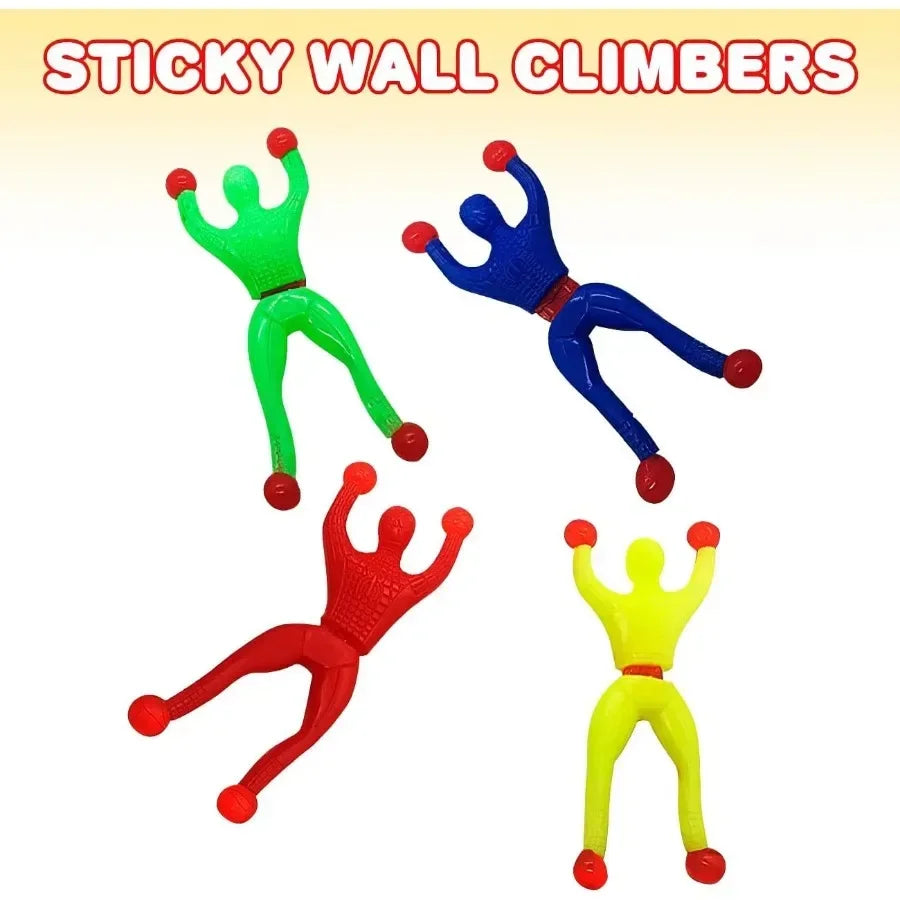 10/100 pièces nouveauté collant mur grimpeur hommes enfants garçon fête d'anniversaire faveurs fournitures Pinata remplissage traiter sac cadeaux
