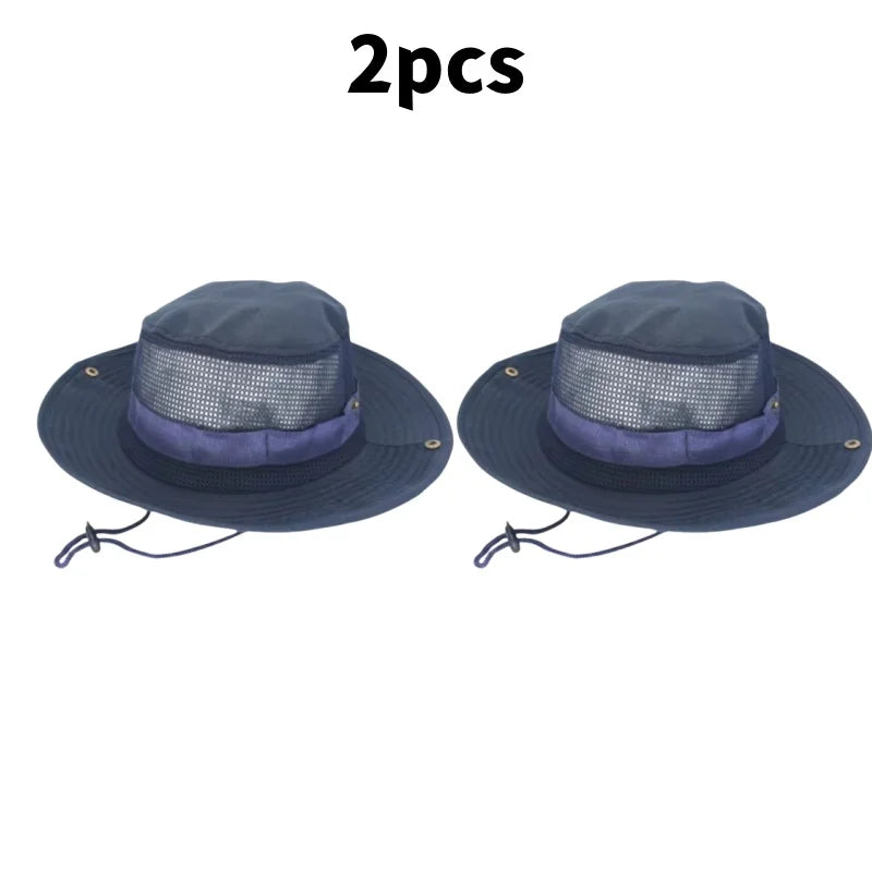 Chapeau de soleil pour hommes et femmes, casquette de Camouflage, pour Sports de plein air, seau, pêche, randonnée, chasse, 60CM