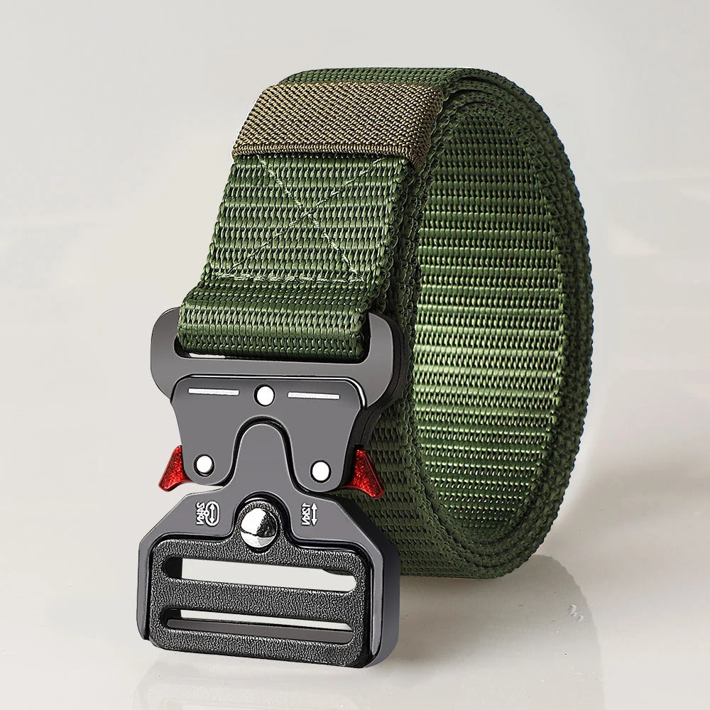 Cinturones tácticos multiusos para hombre – Diseño duradero y ajustable – Para amantes de los deportes al aire libre, combina con pantalones vaqueros, para hombres y mujeres
