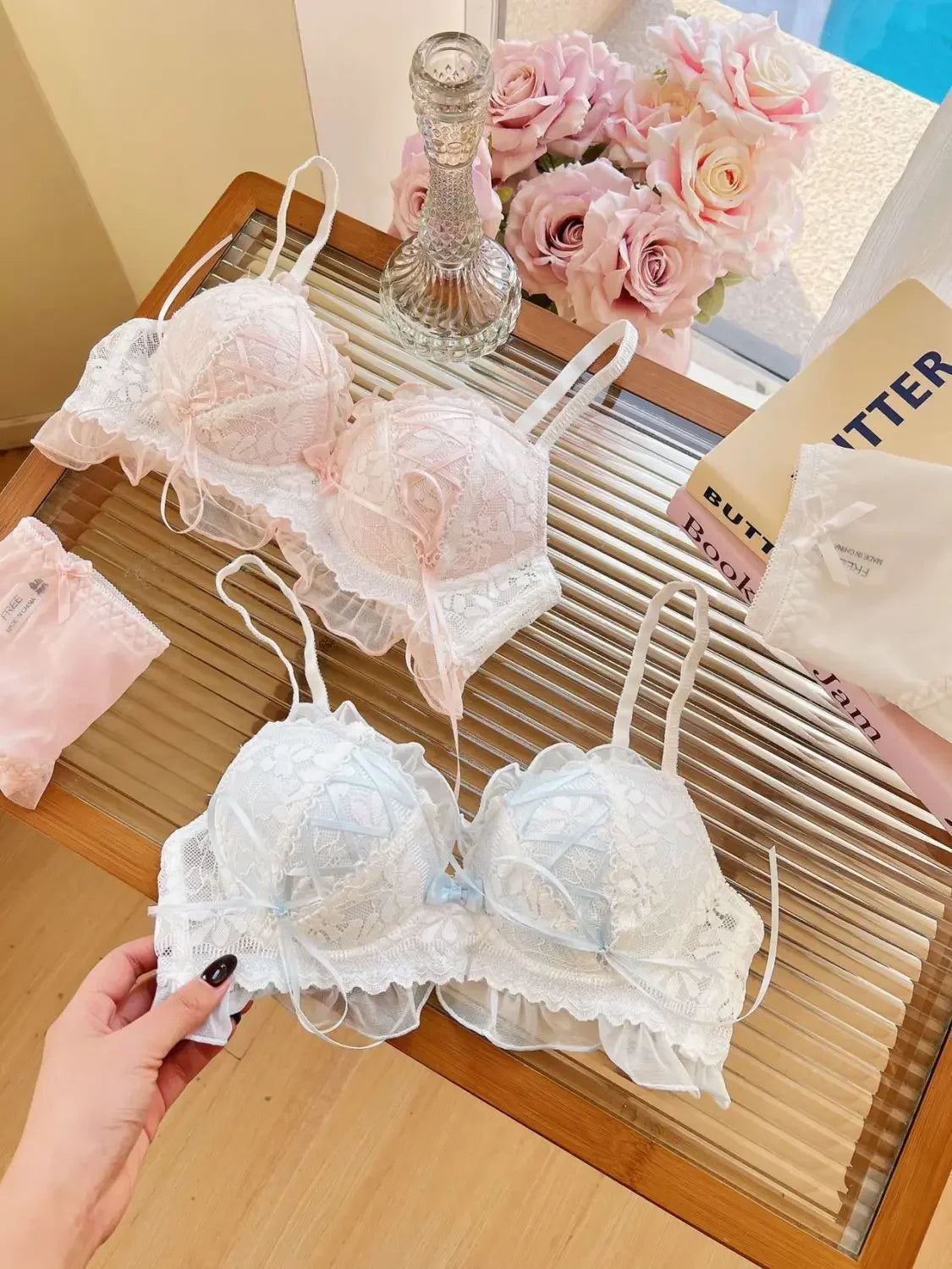 Soutien-gorge Push-Up Lolita Dentelle — Style Japonais Princesse