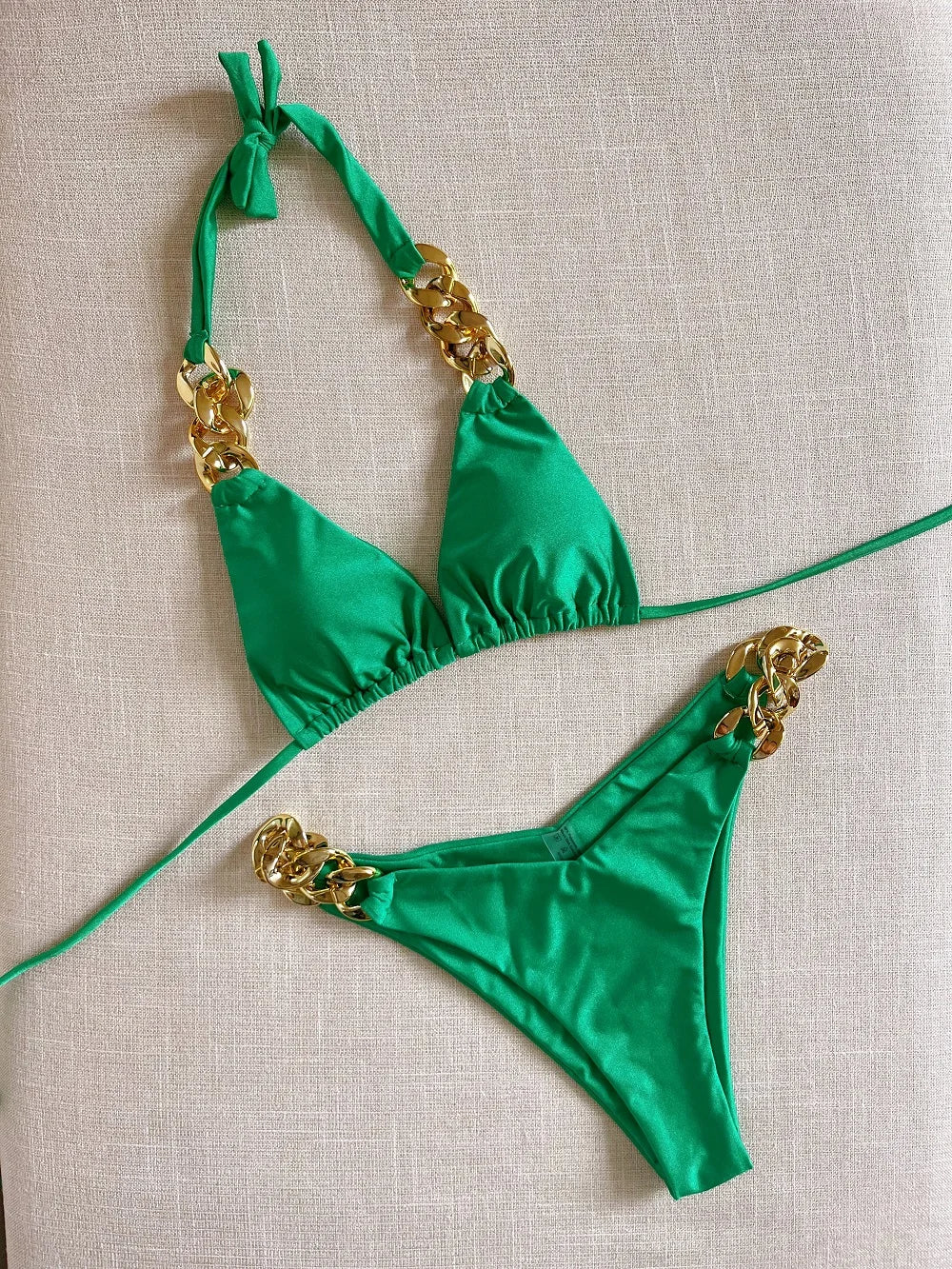 RUOTONGSEPT nouveau Bikini Sexy 2023 Triangle maillot de bain pour femmes brésilien Bikini ensemble 2 pièces licou maillots de bain Push Up maillot de bain
