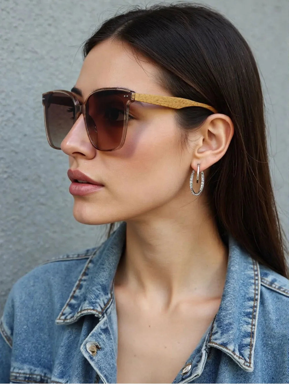 Lunettes de soleil polarisées œil de chat pour femmes — rétro, surdimensionné, carré, mode