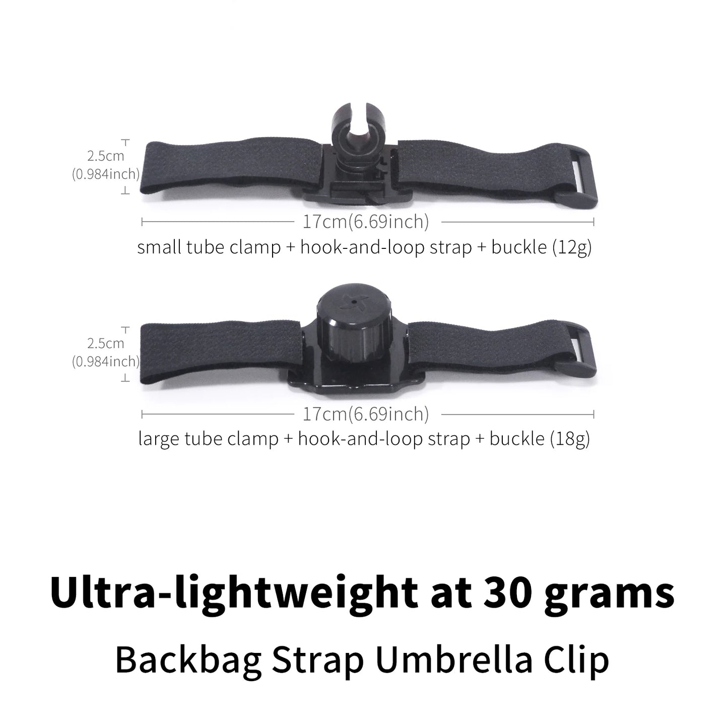 Clip Parapluie pour Sac à Dos Mains Libres — Randonnée & Trekking Léger
