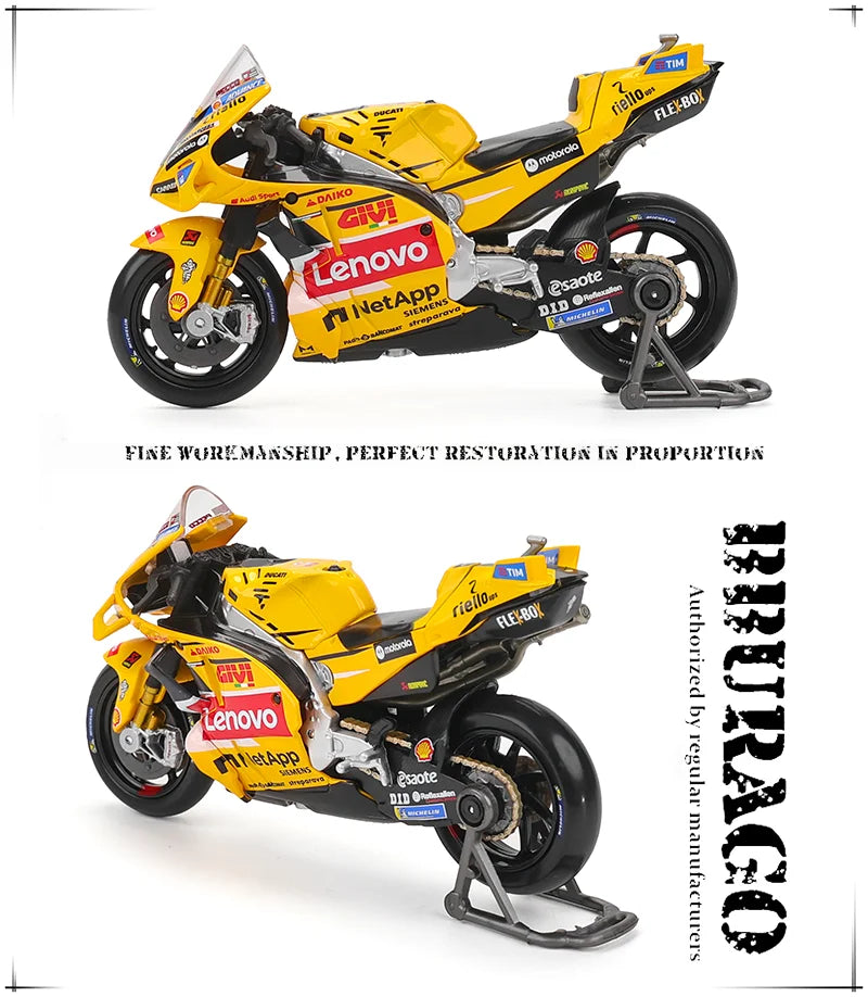 Modèle Réduit Moto GP 1:18 Champion 2024 — Alliage Moulé, Collection & Cadeau