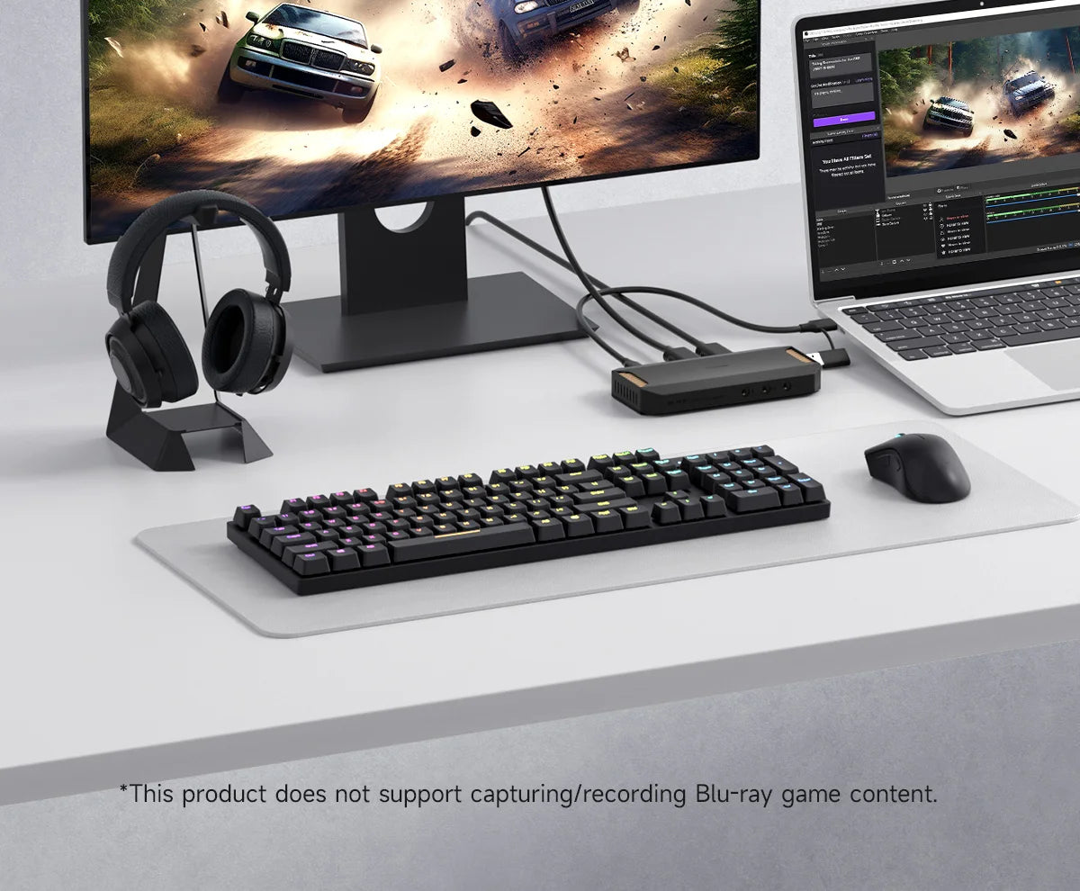 Carte de capture vidéo 4K Hagibis pour le streaming et le gaming, prise en charge VRR RGB HDR, transmission directe pour Switch2 Xbox PS5/4, diffusion en direct de la caméra