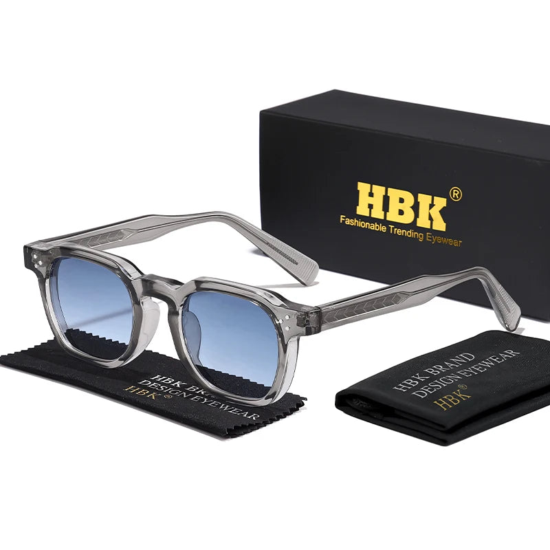 Lunettes de soleil carrées rétro punk — hommes et femmes, plage, conduite, UV400