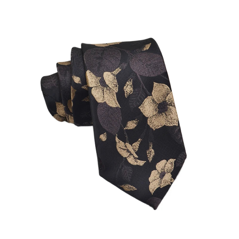 35 Styles Men's Jacquard Silk Ties Floral Dot 8 cm Necktie Accessories Daily Use Shirt Suit Tie Wedding Party Gifts Tie