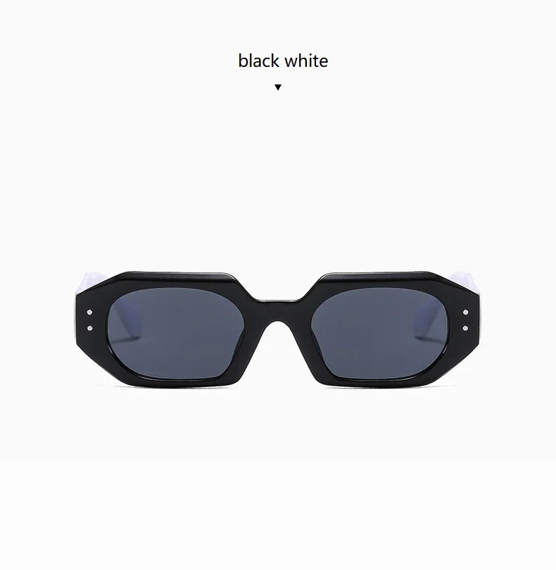 Petites lunettes de soleil rectangulaires pour hommes et femmes, lunettes de soleil carrées, nuances de voyage, vintage, rétro, UV400