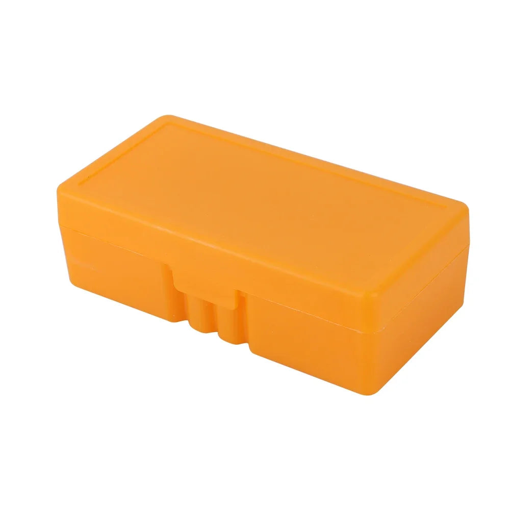 Boîte à balles tactique 50/100 cartouches, boîte de rangement de transport de munitions pour pistolet de 9mm, étui à balles dur rabattable, accessoire de chasse