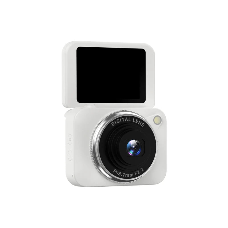 Caméra 4K HD 180° CCD portable compacte — vlog, selfie, idéale pour étudiants, cadeau