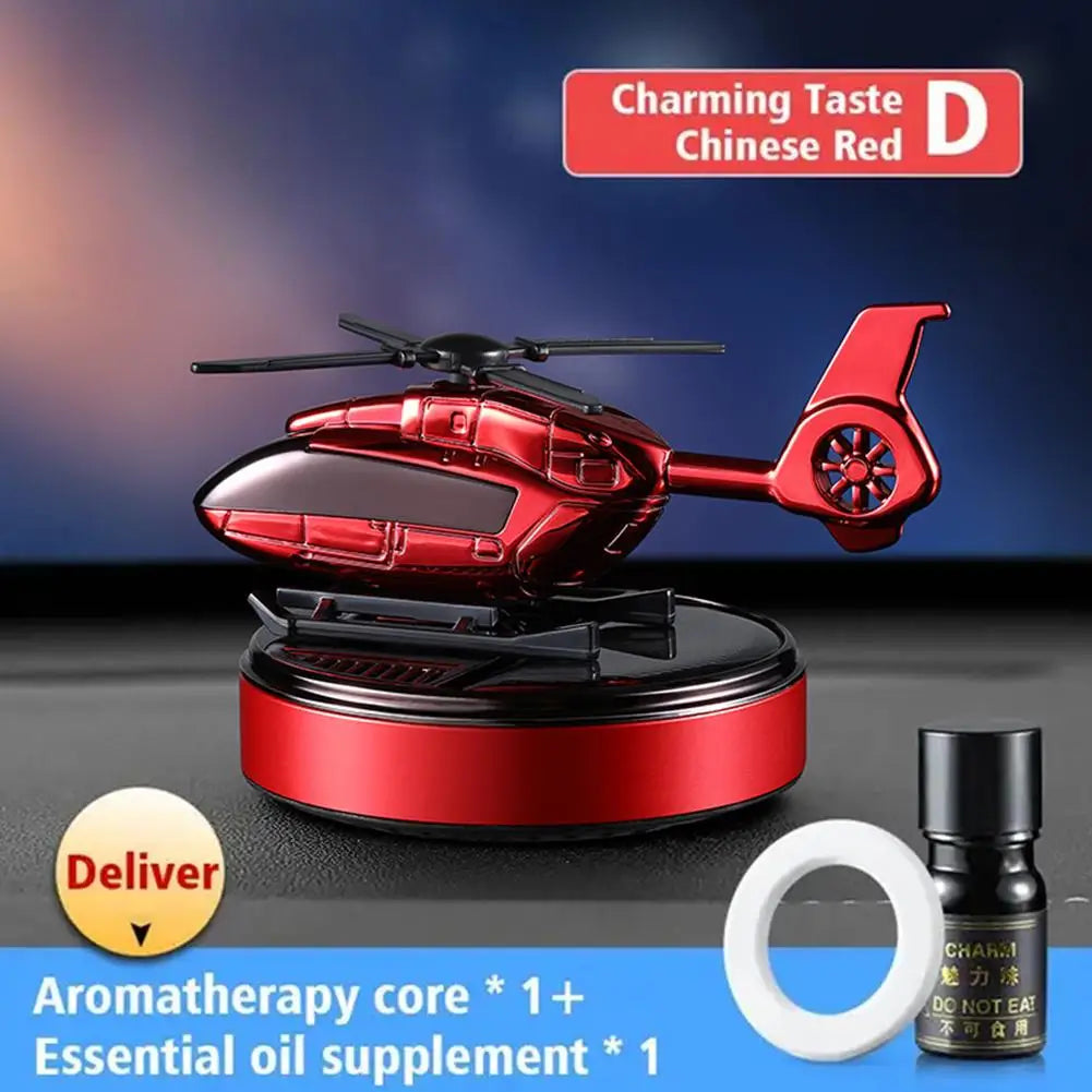 Désodorisant solaire pour voiture et avion, accessoires intérieurs d'hélicoptère, garniture d'hélice, diffuseur de parfum lointain, dépistolet ant
