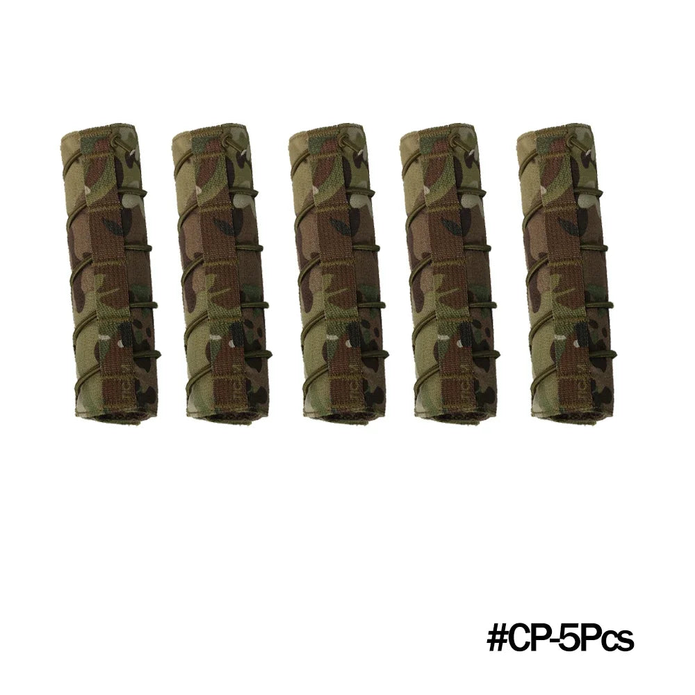 Couverture de suppresseur de Sniper, protection de Camouflage tactique, tir en plein air, étui en tissu de chasse militaire, équipement de terrain CS en direct