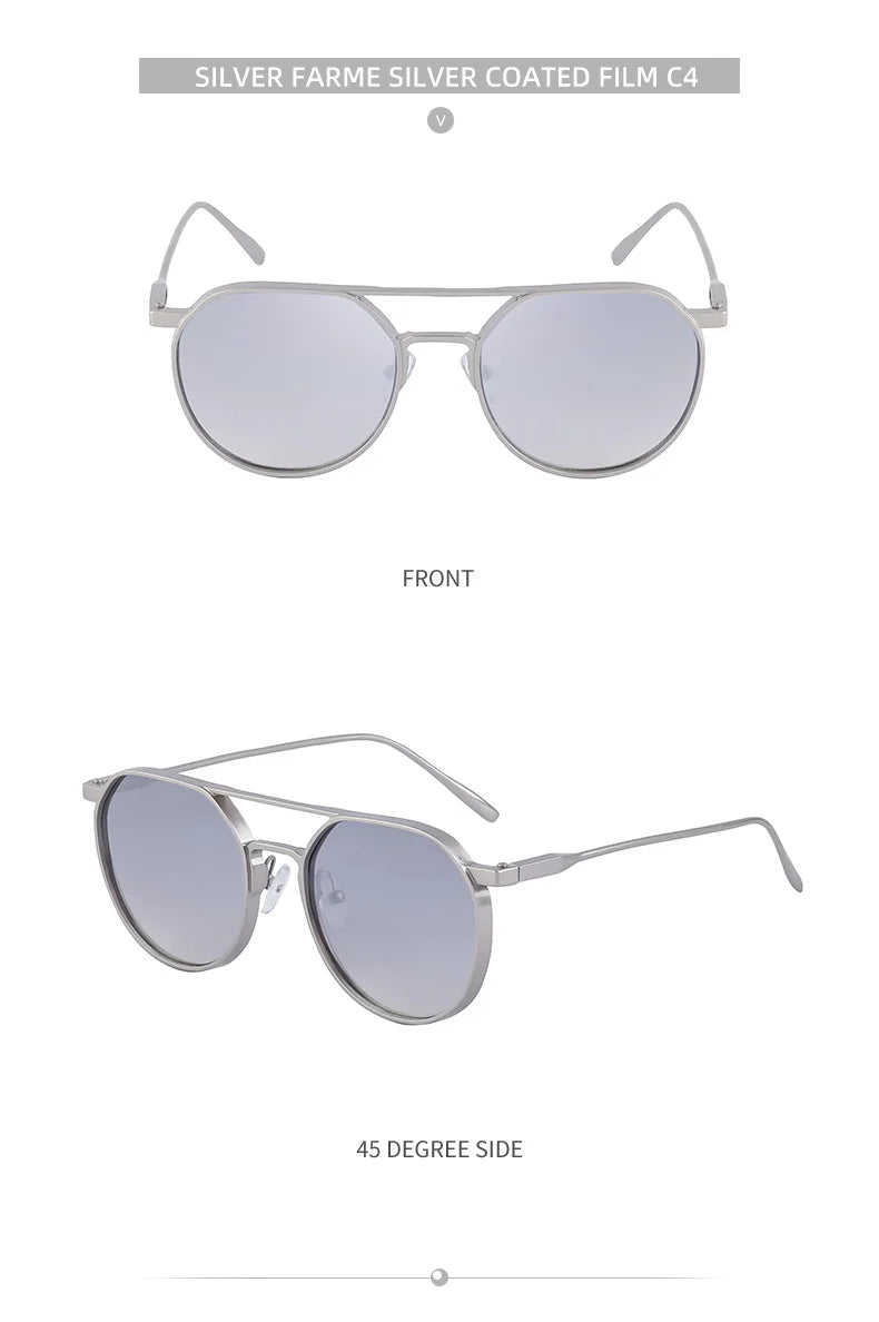 Lunettes de soleil ovales vintage pour hommes — livraison directe, nouveau