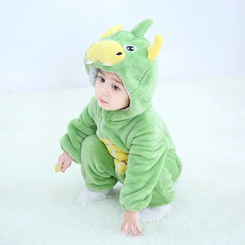 2025 New Collection Cute and Fashionable Elephant-Shaped Baby Easter Jumpsuit with Hood for Children