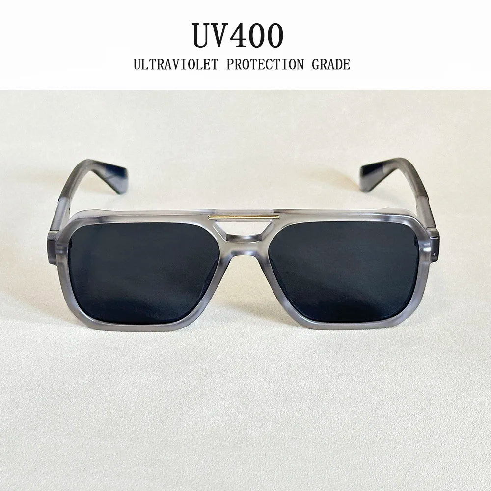 Gafas de sol cuadradas para hombre, de moda, vintage, para mujer, 2025, Gafas de Sol Hombre, Lunettes Soleil Femme, envío directo