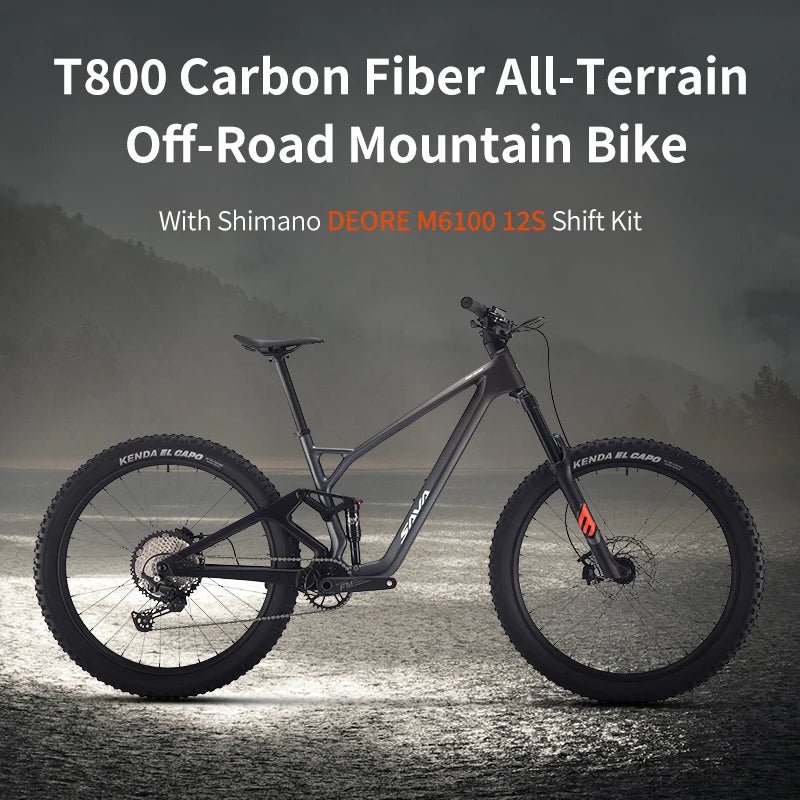 VTT Fibre de Carbone 27,5 Pouces 12 Vitesses — Plein Choc Kit Transmission