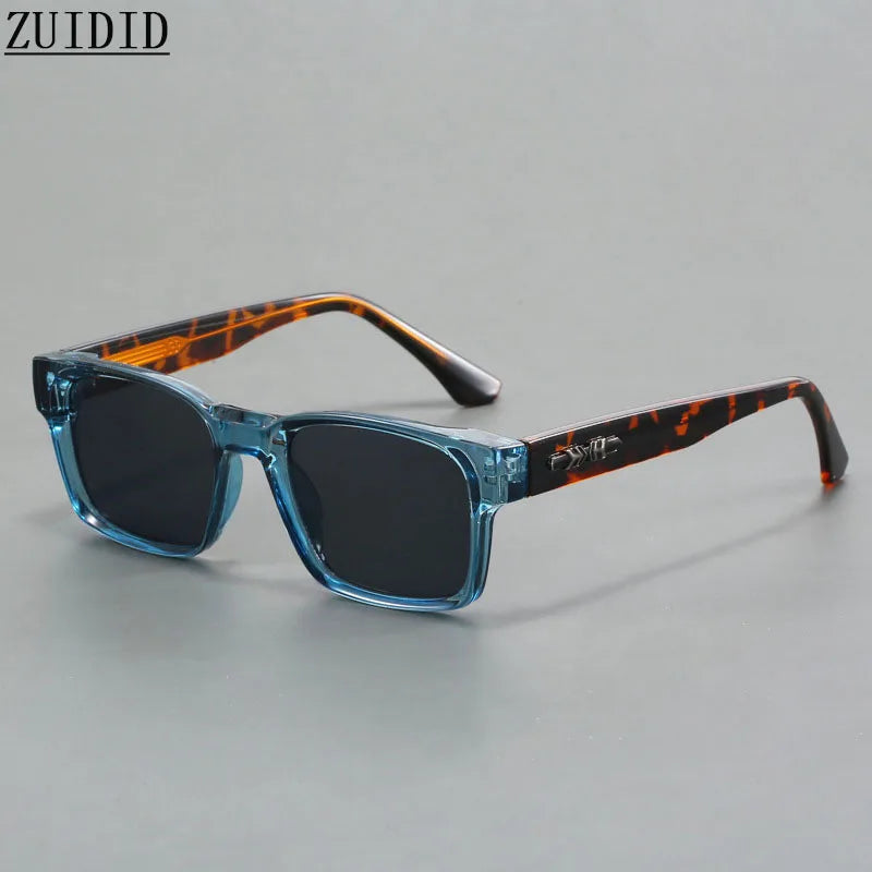 Vintage Polarized Sunglasses for Men, Square Sunglasses for Women, Fashionable Trendy Eyeglasses, Gafas De Sol Hombre, Lunette Soleil Femme
