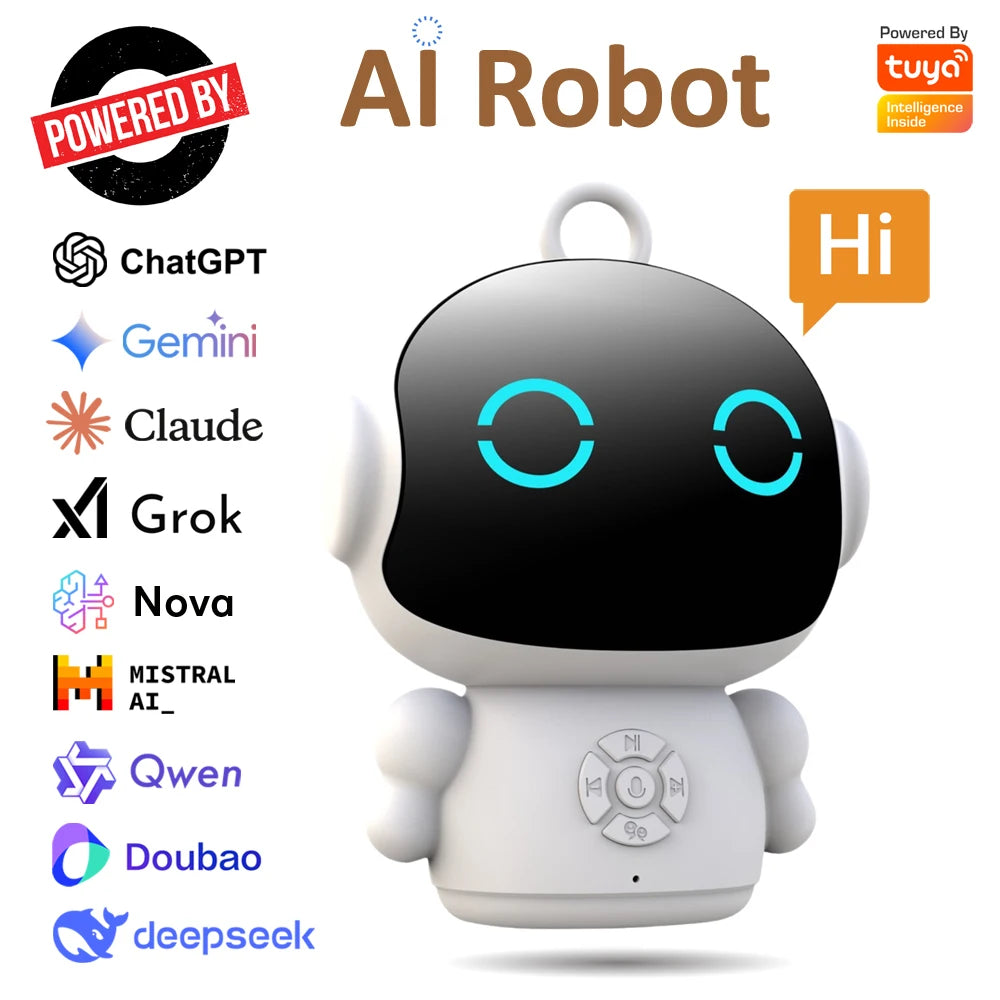 Robot jouet éducatif intelligent WiFi — reconnaissance vocale, apprentissage interactif, enfants
