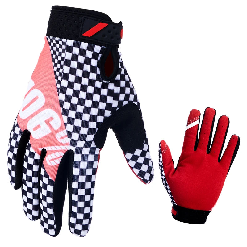 Gants de moto avec support d'écran tactile pour hommes et femmes, sports de plein air, tout-terrain, descente, VTT, DH, MX, VTT