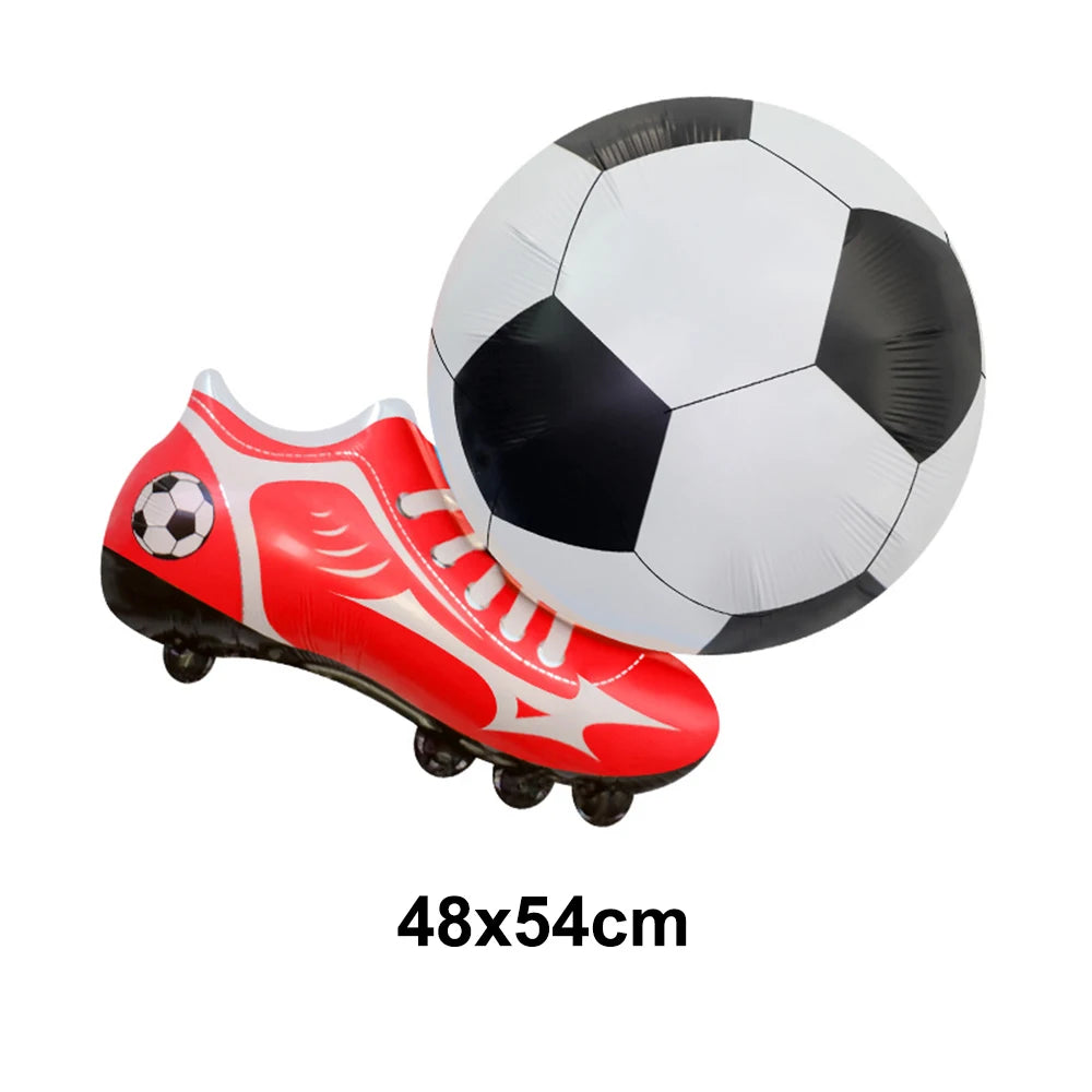 Ballons Aluminium Thème Football — Décoration Fête Anniversaire & Baby Shower Enfant