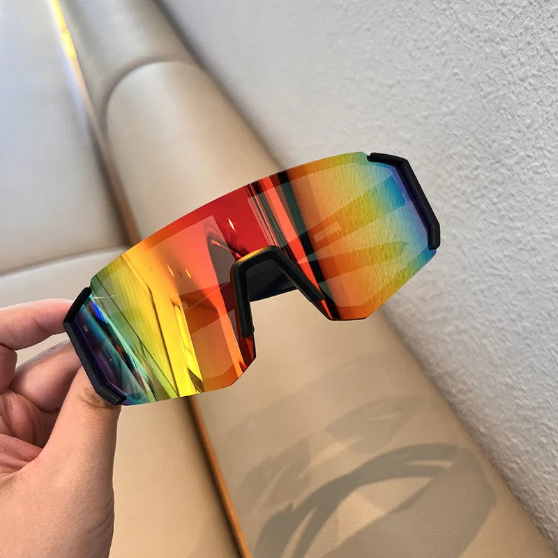 1/2 piezas gafas de sol de ciclismo para mujer UV400, protector antisarena para ojos, gafas de sol deportivas al aire libre, gafas de protección antirradiación, lentes