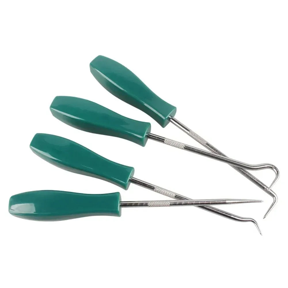 Offre spéciale 4 pièces 135mm voiture Auto véhicule joint d'huile tournevis ensemble joint torique joint extracteur crochets de sélection outils de réparation pour voiture