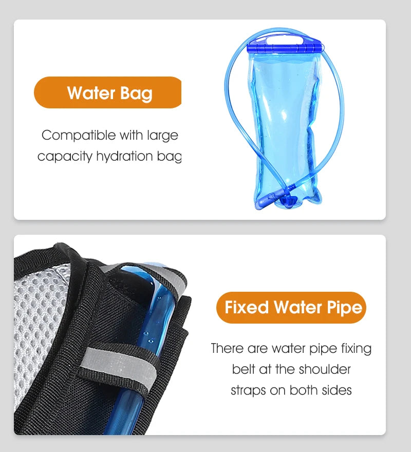 WEST BIKING 10L sac à dos de cyclisme ultraléger sangle ergonomique sac de vélo de route vtt avec sac à eau sac d'escalade de randonnée en plein air