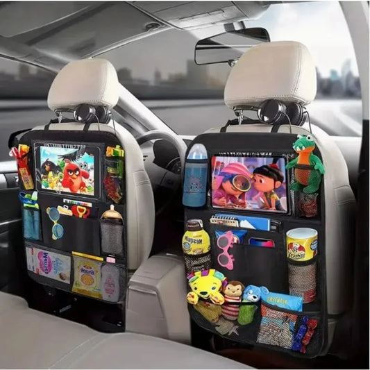 Organisateur de siège de voiture multi-poches, matériau Durable et étanche avec support de tablette, parfait pour les voyages sur route et l'utilisation quotidienne 2026