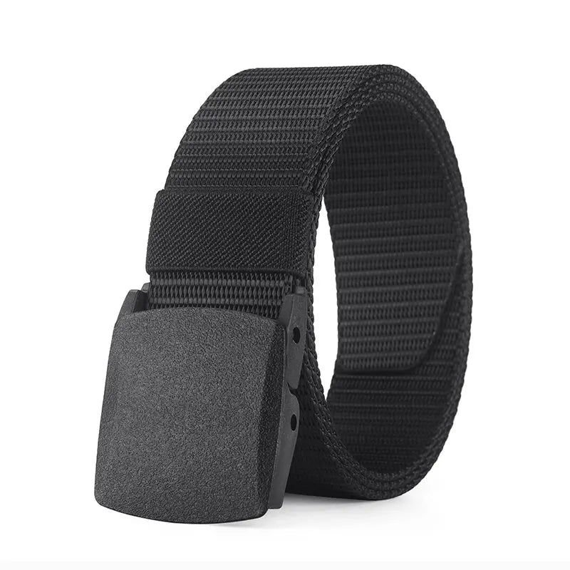 Ceinture Toile Nylon Sans Métal — Sport Extérieur Jeans Homme Femme