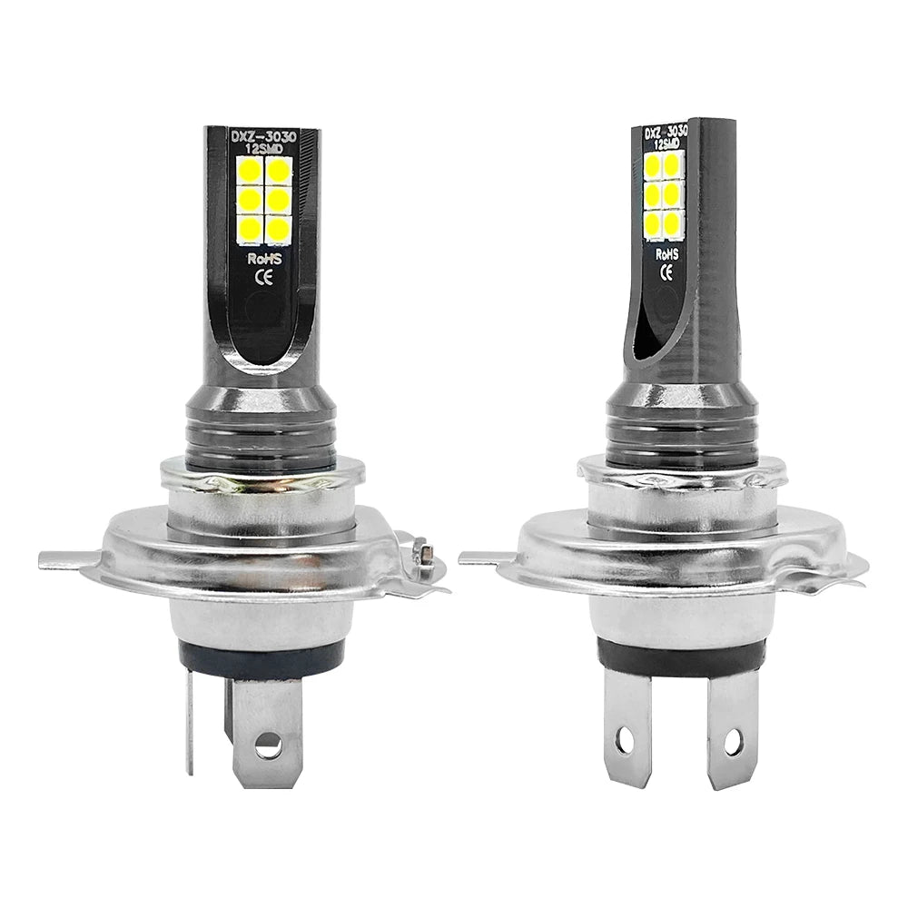 Super bright LED bulb for car and motorcycle, automatic fog lights, sauna light, H4, H7, H1, H3, H8, H9, H11, 9005, 9006, HB3, HB4, 12V, 24V, 80W, 2 pieces