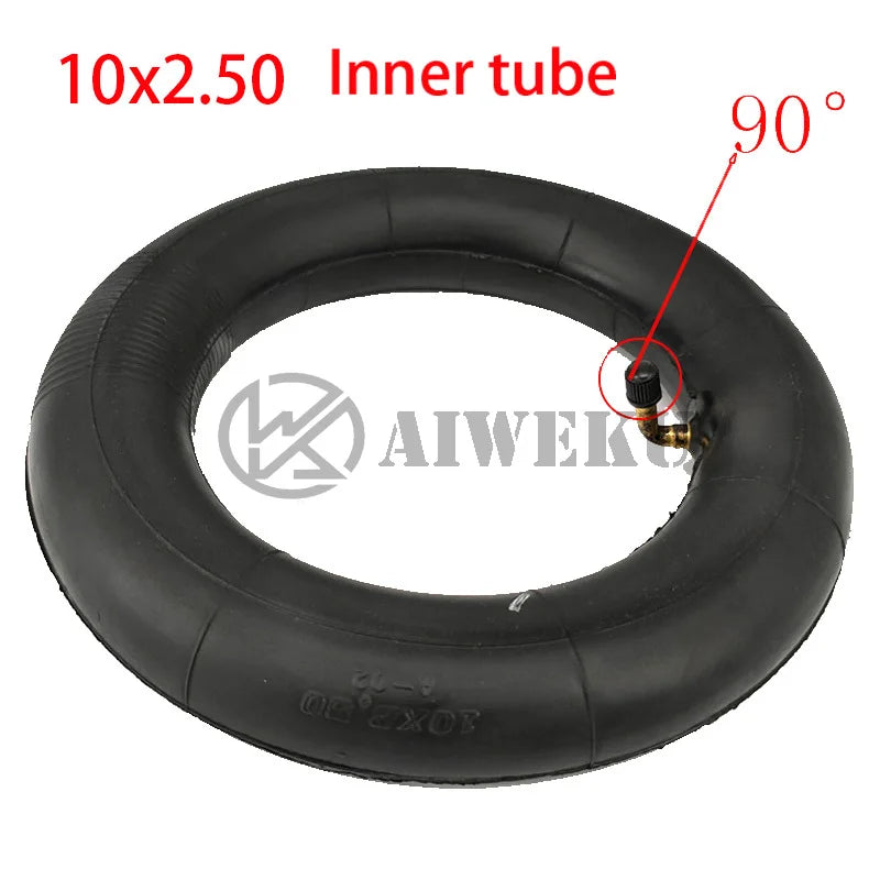 Cámara de aire para patinete eléctrico, rueda inflable, 10 pulgadas, 10x2.5, 10x2.50