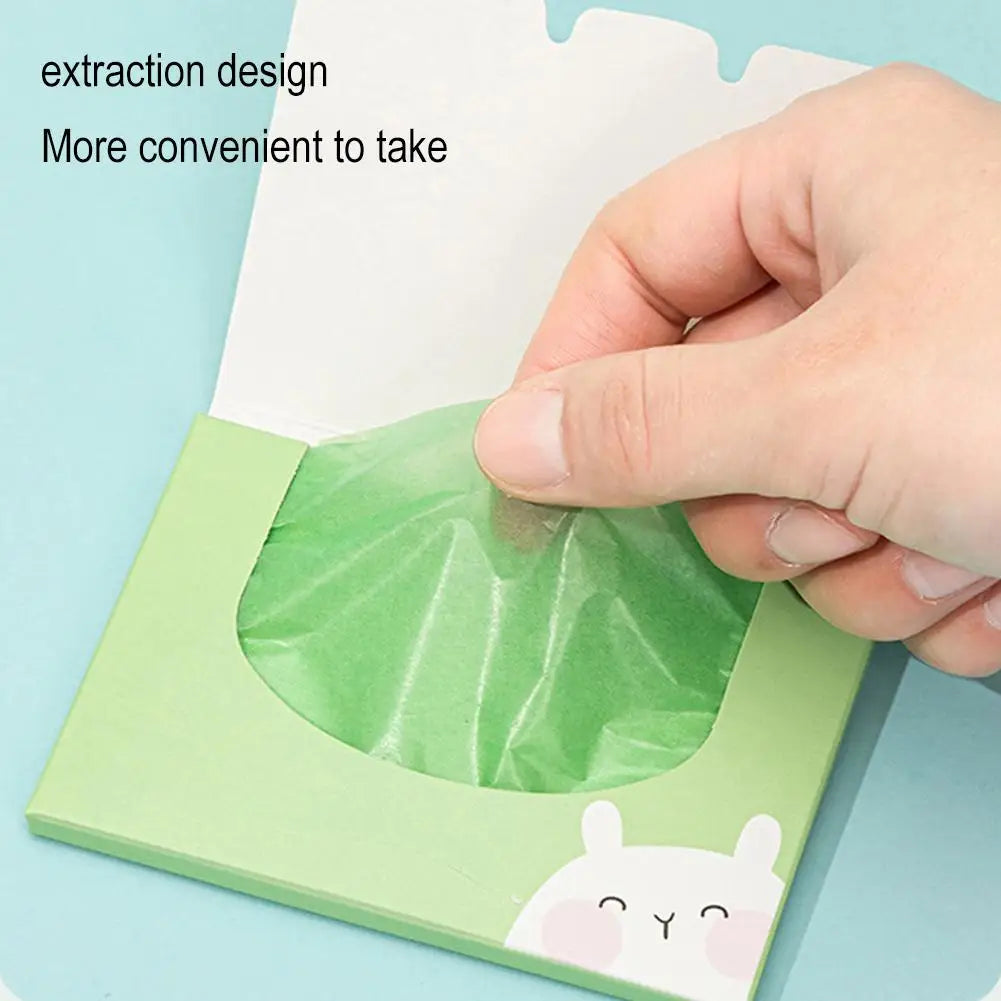 100 Pcs New Oil Blotting Paper Facial Portable Wipes Face Cleaner Oil Control Face Cleaning Tools Oil Absorbing