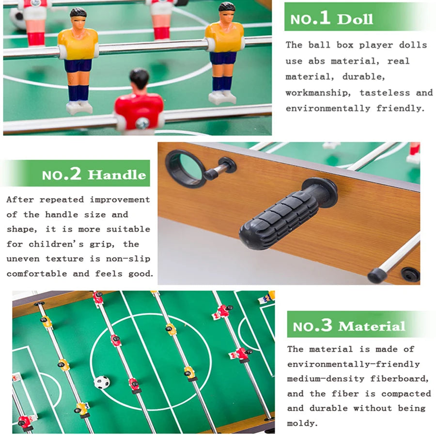 Mini Baby-Foot de Bureau — Jeu d’Interaction Famille & Cadeau Enfant