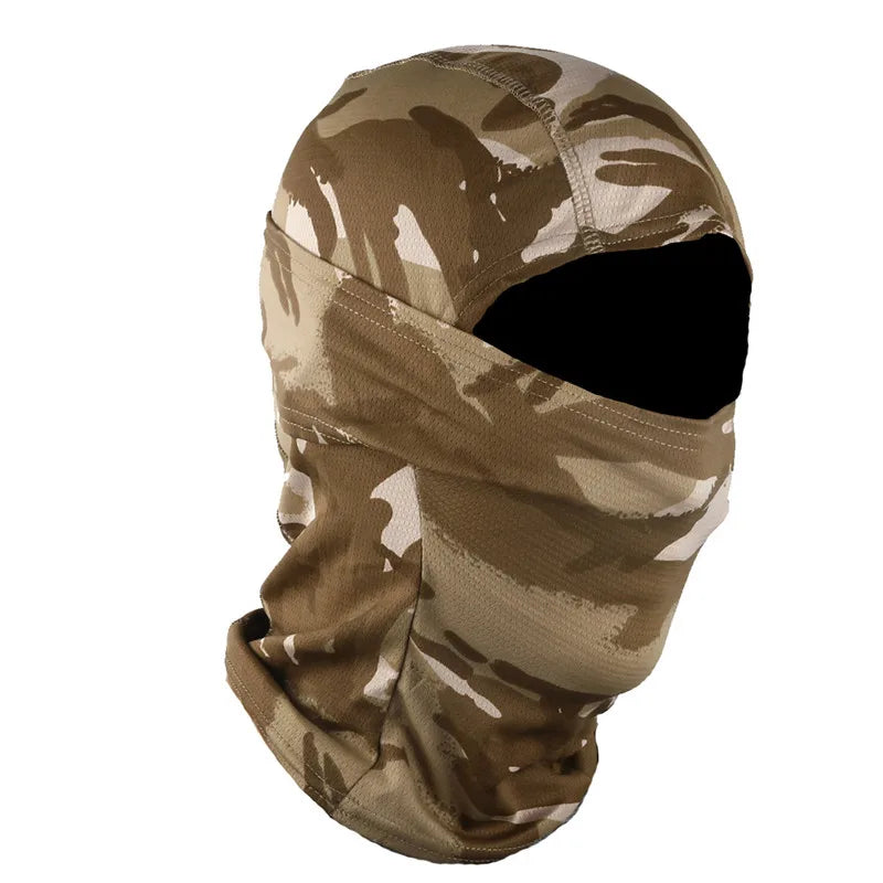 CamSolomon-Cagoule 3D imbibée pour homme, masque facial, capuche camouflage, écharpe, couvre-chef, sniper, ski, cyclisme, chasse, pêche, vêtements de sauna