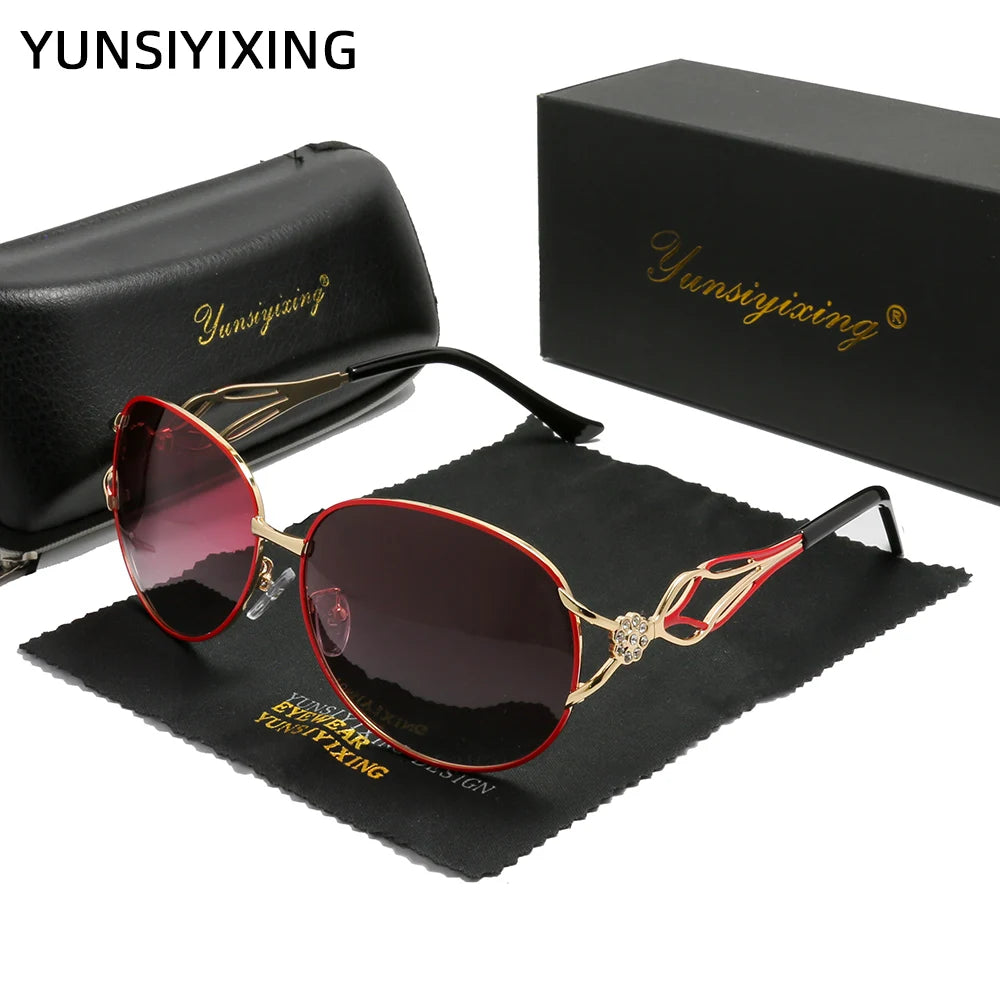 Lunettes de soleil femme polarisées papillon — UV400, conduite, mode, 2023