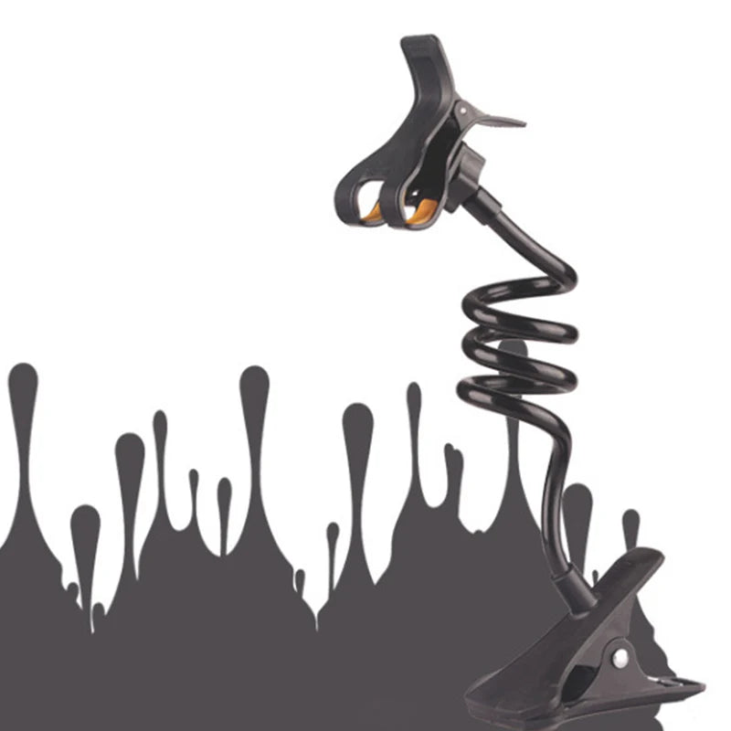 Soporte universal flexible para teléfono móvil, soporte perezoso ajustable, clip para teléfono móvil, cama para el hogar, soporte de escritorio, soporte rápido para smartphone