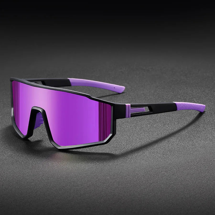 Men's oversized cycling glasses, bike, windproof, colorful coating, outdoor sports sunglasses, motorcycle
