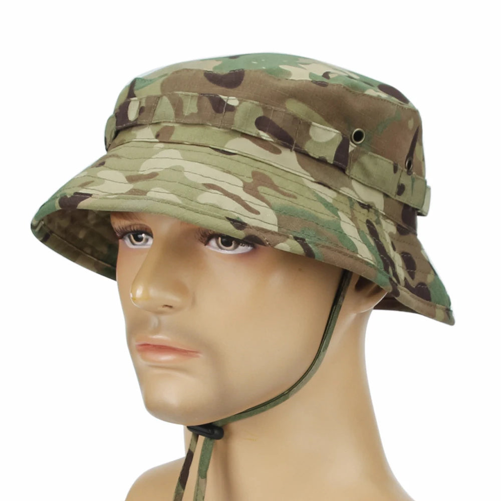 Chapeau Boonie Camouflage Pliable — Pêche, Chasse, Randonnée & Plage