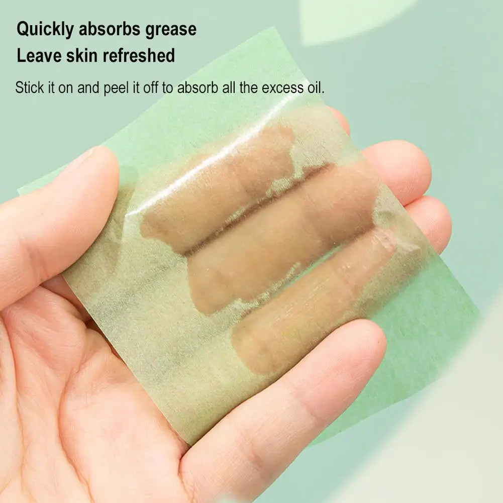100 Pcs New Oil Blotting Paper Facial Portable Wipes Face Cleaner Oil Control Face Cleaning Tools Oil Absorbing