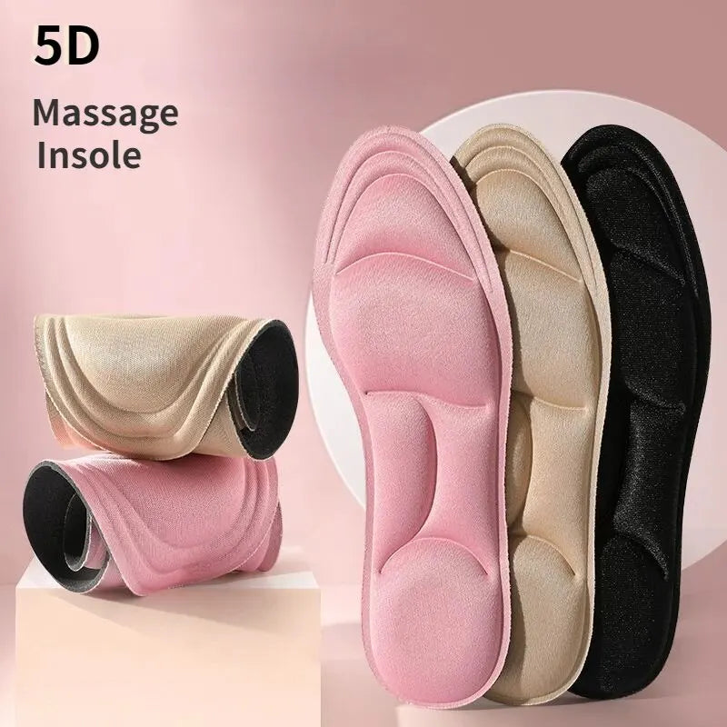 Semelles Intérieures Massage 5D Mémoire — Coussin Respirant Voute Plantaire