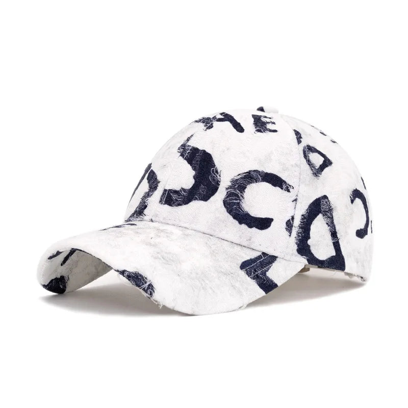 Gorra de béisbol marrón FS Fashion con letras para hombres, sombrero de lujo para mujeres, gorra de camionero informal, gorras streetwear de hip-hop, gorra de mujer