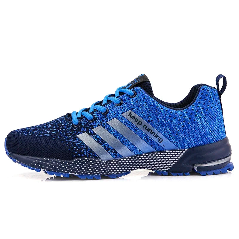 Zapatillas cómodas y antideslizantes para hombre, deportivas ligeras con absorción de impactos, estables, de malla, transpirables, informales, para pareja