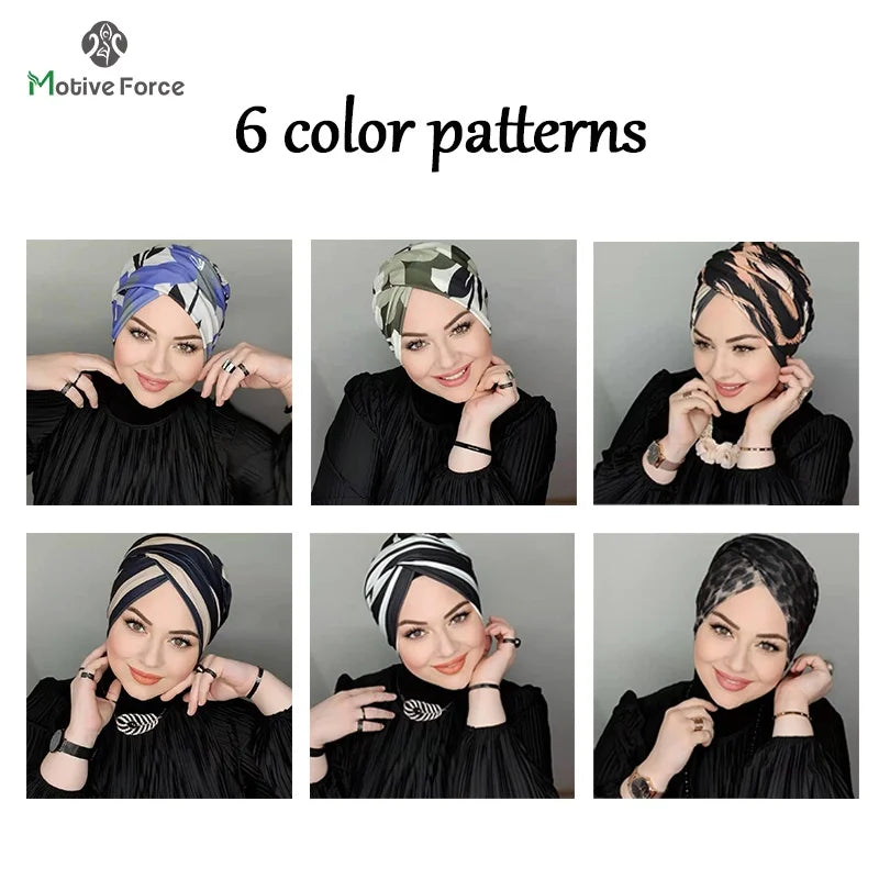 Musulman modeste Hijab casquette sous-capuchon Abaya Hijabs pour femme islamique Abayas Jersey enveloppe instantanée femmes froissé arabe Modal soie casquettes