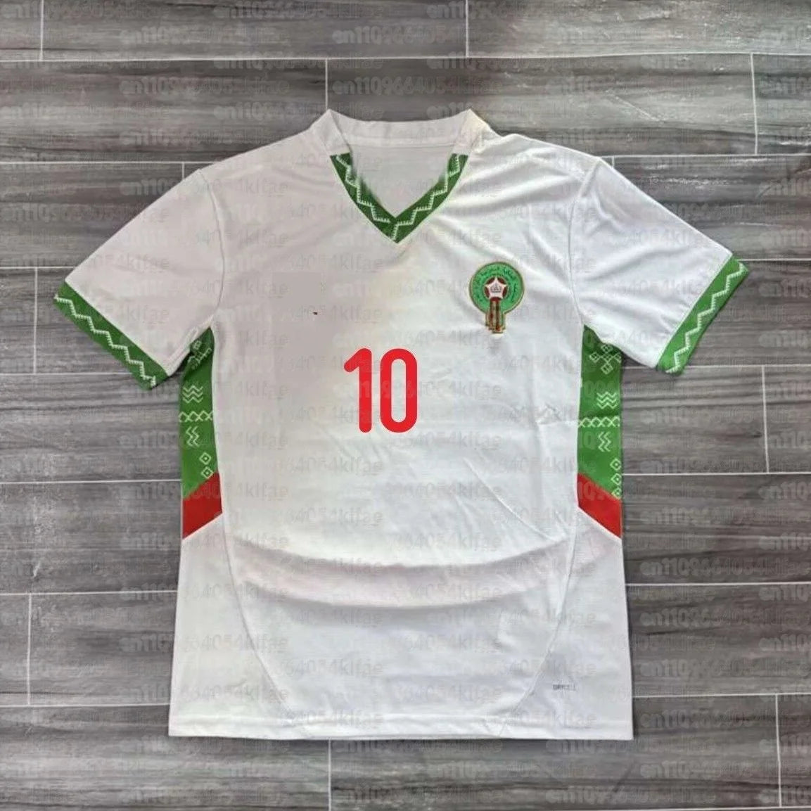 Morocco 2025 Home and Away Soccer Jersey Set, 3D Printed, Short Sleeve, for Outdoor Sports, Adult and Kids T-shirt